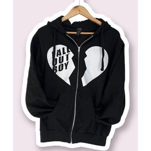 **SOLD** Fall Out Boy Broken Heart Hoodie UNISEX SMALL